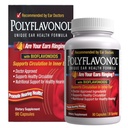 Polyflavonol עם bioflavonoids, Tinnitus הקלה, ייחודי אנזים בריאות פורמולה, Ringing אוזניים תמיכה, תמיכה Circulation באוזן הפנימית, מקדם שמיעה בריאות, 90 קפסולה, 30 משרתים