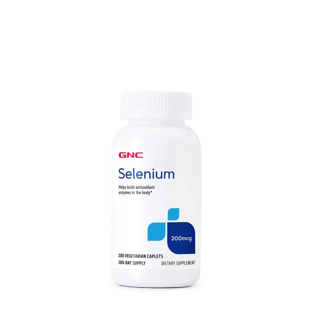 GNC Selenium 200mcg. Essential מינרלים, 200 טבליות