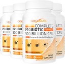 Probiotics for Women & Men, 300 מיליארד CFU 11 סטרינס + אורגני Herbal & Digestive Enzymes, Probiotic for Digestive Health, Gas & Bloating, Immune, Gut Health for Women & Men, Shelf Stable, 240 Caps