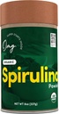 OMG! Superfoods Organic Spirulina - 100% טהור, USDA מוסמך אורגני - מקור טוב של ברזל, ויטמין A & ויטמין B12 - 8 אוונסces (1חבילה)