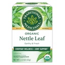 מסורתי מדיצ'וסטס אורגני Nettle Leaf Herbal Tea, תומך בריאות משותפת ו כלל בריאות, (Pack of 1) - 16 Tea Bags