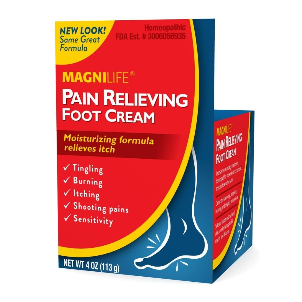 Magni Life DB Pain Relieving Foot Cream 4 אוונס כל אחד