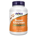 תוספי מזון עכשיו, Super Enzymes, פורמולה עם Bromelain, Ox Bile, Pancreatin ו Papain, 180 טבליות
