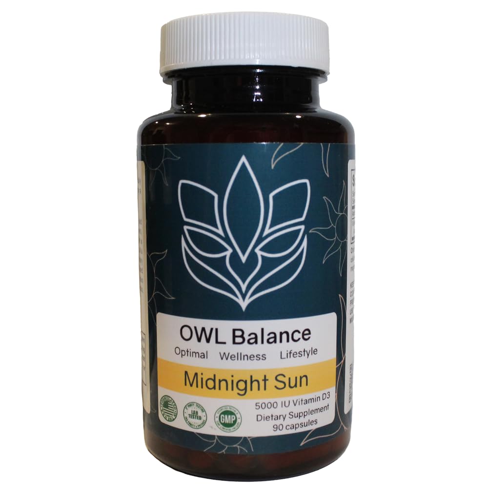 Midnight Sun D3, תוסף Premium ויטמין D3 שנועד לתמוך בבריאות הכללית שלך ובאיכות טובה.