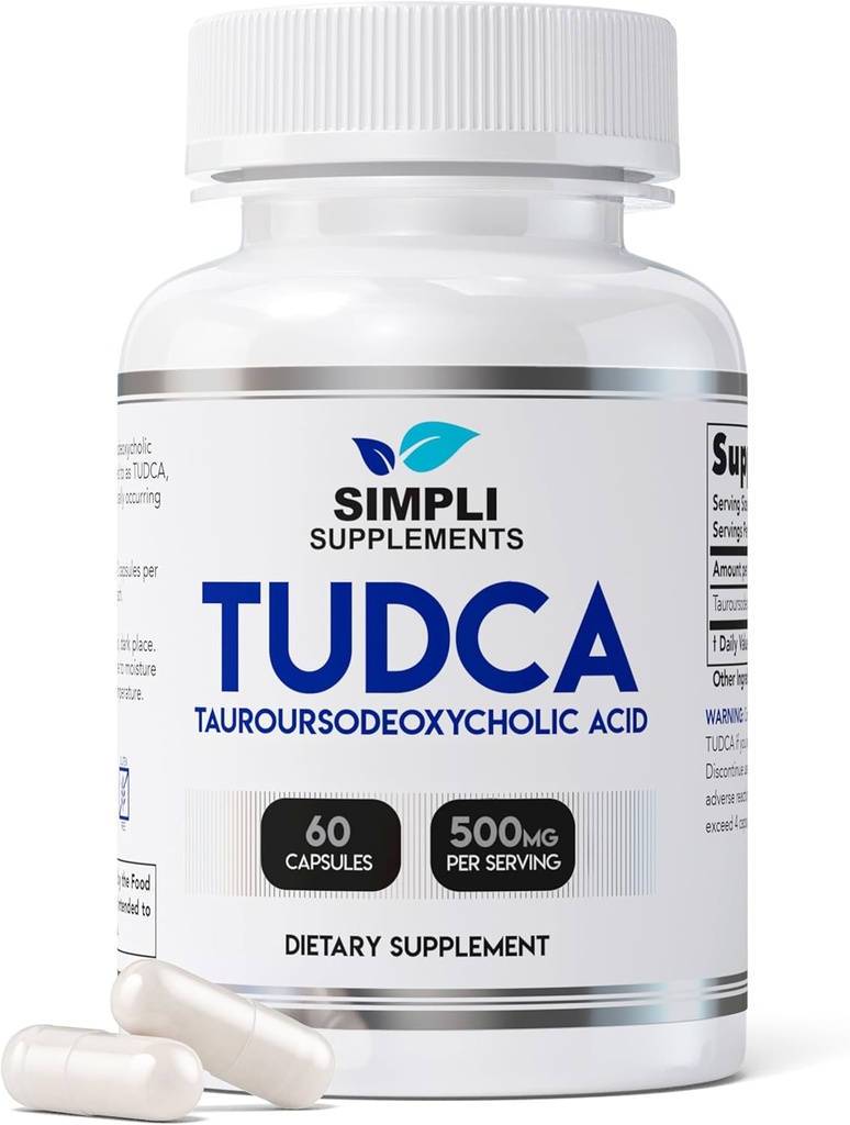 TUDCA 500 מ"ג למשרת | 60 קפסולות (30 יום אספקה) | Turoursodeoxycholic Acid for Your Liver