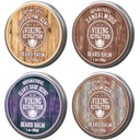מהפכת ויקינגים 4 Beard Balm Variety Pack (1oz כל אחד) - Sandalwood, Pine & Cedar, Bay Rum, Kaly Sage - סגנונות, חיזוקים ו Softens Beards ו- Mustaches - Wax for Men