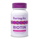 BariMelts Biotin5000mcg, 90 טבליות מהיר-Disshoot (3-Month Supply), ויטמינים ללא סוכר לילדים, פלאדור טבעי