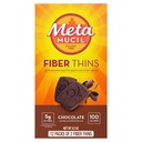 Metamucilfi Thins, Psyllium Husk סיבים תוספת, תמיכה בבריאות העיכול ו- Satisfy Hunger, שוקולד פלאמורed, 12 משרתים