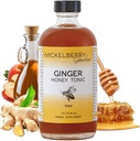 Macelberry Gardens Immune תומך ג'ינג'ר טוניק - אורגני ג'ינג'ר שוטים וסירופ עבור Immunity Boost, Digestive Health, and Wellness - 4 Oz 4 Oz