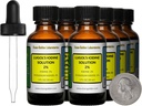 Iodine / 2% פתרון / 8 Oz in Eight Amber Glass Bottles / Free Droppers