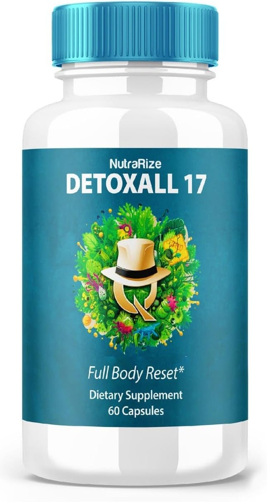Detoxall 17 - Detoxall 17 Full Body איפוס, DetoxAll17 Dietary תוסף עבור בריאות כללית ובריאות, כוח מקסימלי All-Natural Pills to Boost Energy, Detox All 17 ביקורות (60 קפסולות)