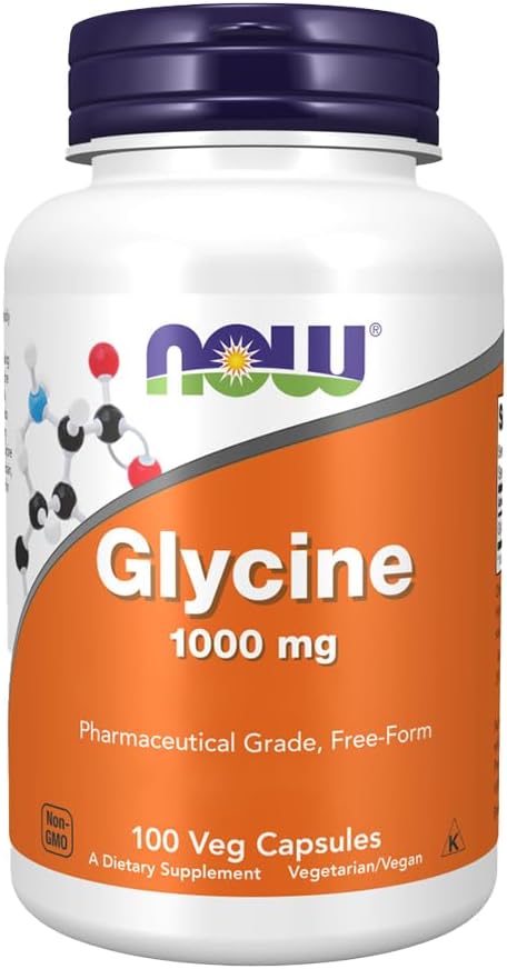עכשיו Glycine 1000 מ"ג,100 קפסולות Veg