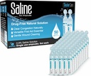Saline Ampoules - פתרון Saline עבור Nebulizer, Sodium Chloride 0.9%, Nasal ניקויse לתינוקות, ילדים ומבוגרים, Sterile Nasal Care, Wound ניקוי - 50 Count (5 מ"ל כל אחד)