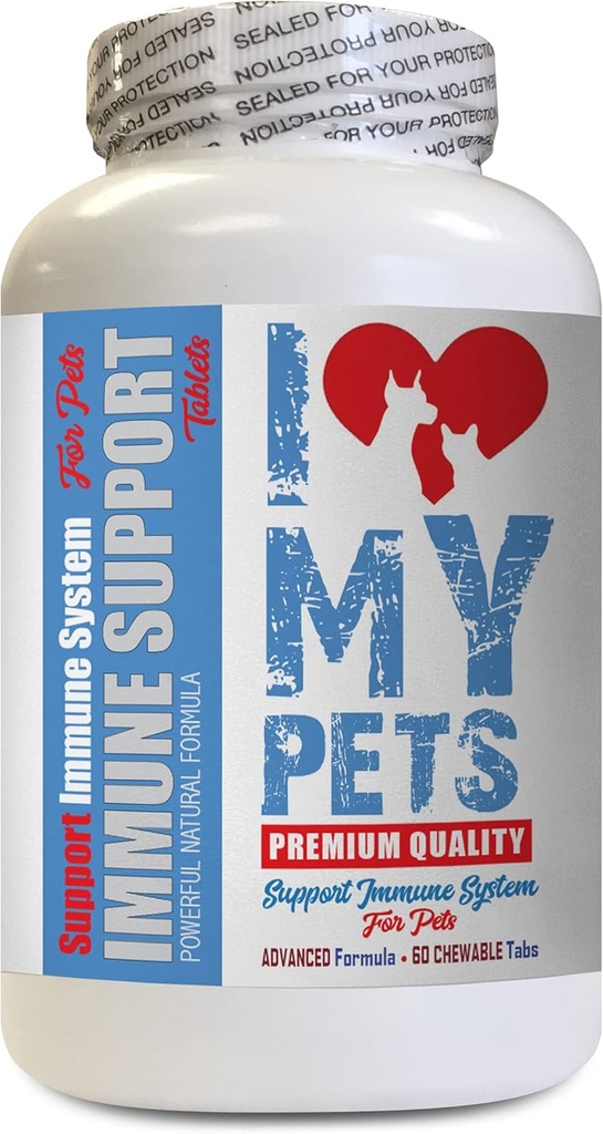 I Love My PETS LLC Immune Dog Treats - PET Immune Support - Dogs and Cats - Booster - Healthy - Milk Thistle for Dogs - 60 Treats