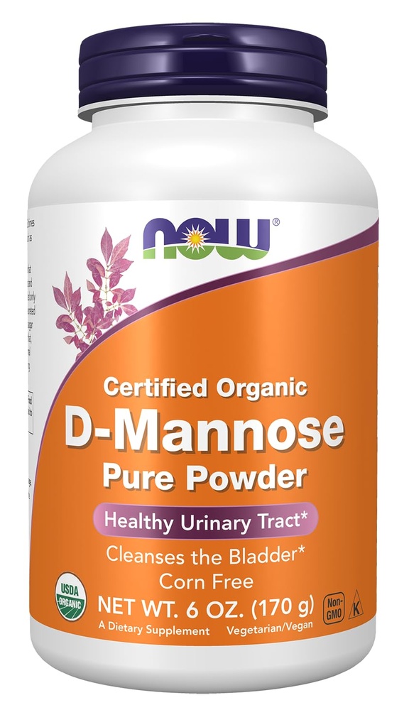 עכשיו מזון D-Mannose אבקה, 6 Ounces (Pack of 2)