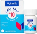 Hyland's No.10 Cell Salt NAT Phos 6X Tablet, Natural Relief of Heartburn, Gas, and Indigestion, Quick Disshoot Tablets, 100 Count