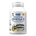 ANDREW LESSMAN Essential אומגה 3 Mint - 60 Softgels - Ultra-Pure, שמן אומגה 3 גבוה. DHA גבוה, No Stomach Upset, No Contaminants, No Mercury. קל ל-Swallow Softgels
