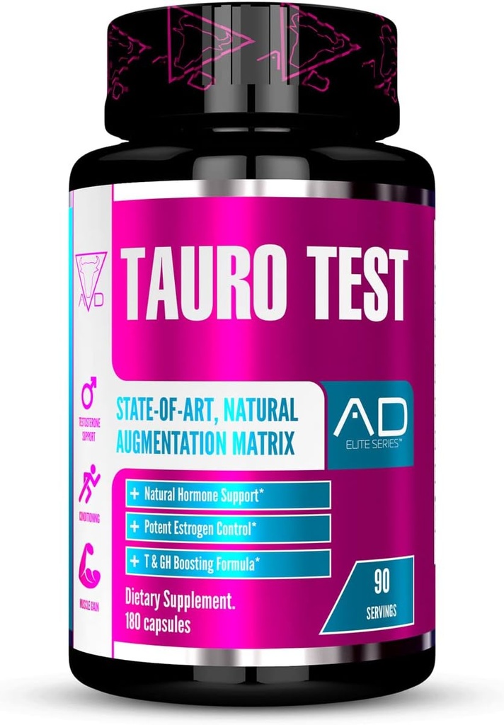 פרויקט AD Tauro Test, טסטוסטרון Support, Conditioning, הגדלת צמיחה שרירים ואחסון חלבונים, הורמון כוח (90 משרתים)