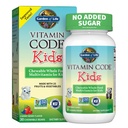 גן החיים Vegetarian Multivitamin תוסף עבור ילדים - ויטמין Code Kids Chewable Raw מזון עתיר מזון מלא עם פרוביוטיקה, 30 דובים Chewable