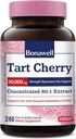 Bonawell Tart Cherry 60:1 לחלץ, 30000 מ"ג כוח, עשוי מ Montmorency Tart Cherries, Powerful Uric Acid ניקויse, 8 חודשים אספקה, 240 קפסולות