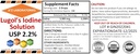 Generic A2Z אורגני Lugol של Iodine ו- Potassium Iodide 2.0% פתרון, 1 Fl Oz - טיפות נוזלים לתמיכה Thyroid, Detox, Metabolism, Made בארה"ב