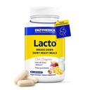 Enzymedica Lacto, גלולות Lactase מתקדמות עבור תמיכה חלב, עוזר לשבור את Lactose, Casein & שומן, גלולות הקלה חלב, טבעוני, 90 קפסולות