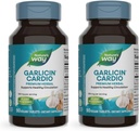 הדרך של הטבע Garlicin Cardio Premium Herbal Healthy Circulation תמיכה * 350 מ"ג ל-90 טבליות