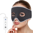 Sinus Stress Relief Heated Mask Face Heating Pad Relieve Sinus Pain, Sinusitis Treatment, Headache, Nasalונגestion, 3 הגדרות חום, טיפול קומפרסיבי חם, רחץ (לא חיובי)