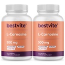 BestVITE L-Carnosine 500mg (240 קפסולות) (120x2) No Fillers - No Stearates - Non GMO - Gluten Freeten