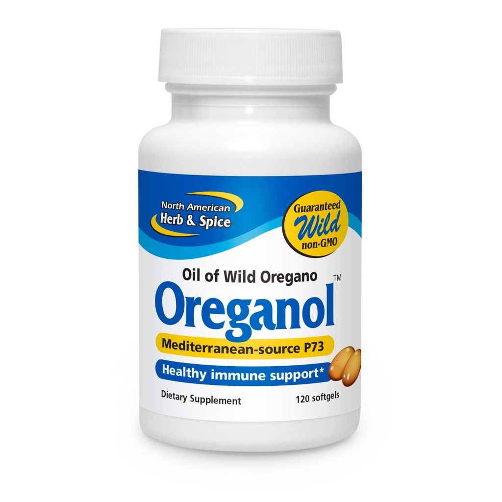 צפון אמריקה Herb ו Spice, Oreganol P73 Softgels, 120 הרוזן
