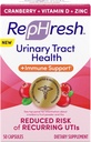 Rephresh Cranberry Urinary Tract Health Plus Immune תוסף, עם ויטמין D + Zinc - 50 Count