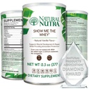 טבעי Nutra Grass Fed Vanilla מראה לי את אבקת מקור חלבון Whey חלבון להגביר את העיכול, לשפר את זרימת שומן הגוף, תמיכה בריאות העצם ו- Boost Immunity, Gluten Free, Sugar-Free, non-GMO, 13.3ozoz