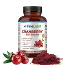 FineLand Cranberry לחלץ 30,000 מ"ג כוח לקפסולה - High Potency Cranberry Pills for UTI תמיכה - 100 קפסולות טבעוניות, 100 ימים אספקה, Non-GMO, Made in USA