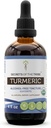 Turmeric USDA אורגני Tincture אלכוהול ללא תשלום, Turmeric (Curcuma Longa) Dried Root Tincture תוסף (4 FL OZ)