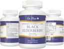 Liposomal Immune Boost Black Elderberry - ויטמין C - Zi Gluncten Free Vegetarian Safe Dietary תוספי 60 Veggie קפסולות