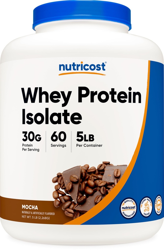 חלבון צמחי (Mocha) 5LBS Gluten Free & non-GMO