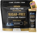 HRDWRK Electrolytes אבקת Packets עם Magnesium, Potassium Sodium, Keto hydrotion Packets - BCAA אלקטרוליט אבקת Packets עם Glutamine, 30 אלקטרוליטים אבקת Packets סוכר חינם (Unflaved)