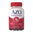 AZO Cranberry Urinary Tract בריאות חניכיים תוספת, 2 חניכיים = 1 Glass of Cranberry Juice, Helps Cleanse & Protect, Natural Brelicious Flavor, Non-GMO, 72 חניכיים