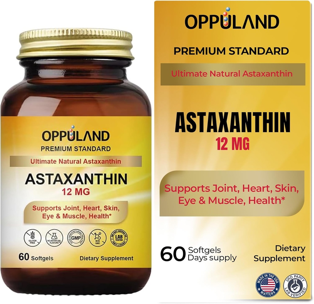 Astaxanthin 12mg | 60 Softgels