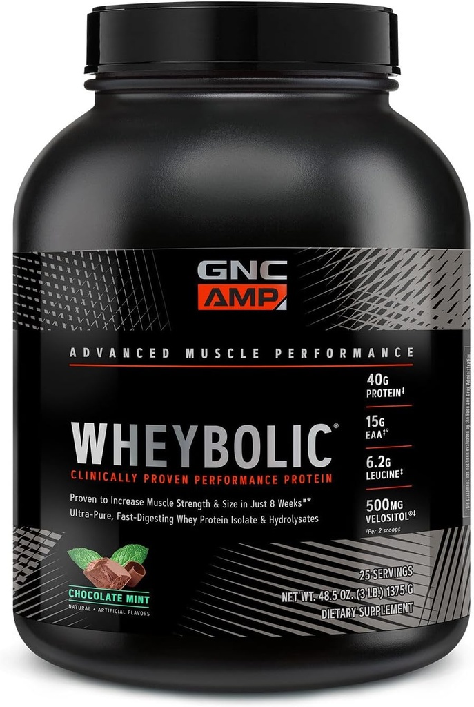 GNC AMP Wheybolic - שוקולד Mint (25 משרתים)