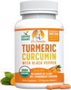כורכום אורגני עם Black Pepper Extract 2000 מ"ג - תוספת גבוהה של Absorption Ultra Potent - 95% Curcuminoids - טבעוני, non GMO לתמיכה משותפת - 120 קפסולות