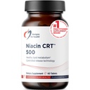 עיצובים לבריאות Niacin 500 מ"ג - Niacin CRT ויטמין B3 (Nicotinic Acid), שליטה טבליות שחרור איטי כדי לעזור למזער את Flush - non-GMO, Gluten Free Supplement (60 טבליות)