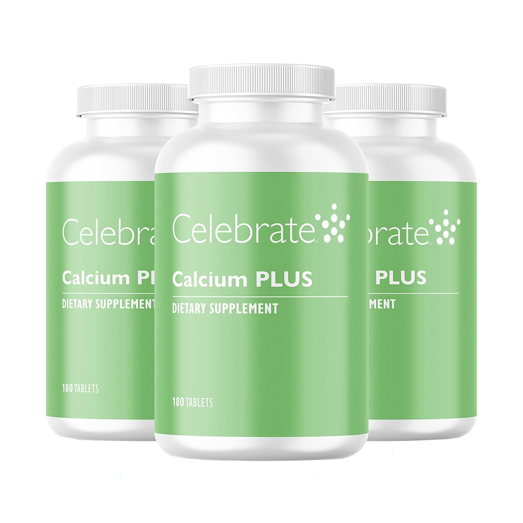 חוגגים ויטמינים Calcium Plus - 600 מ"ג Calcium Citrate, 600 IU ויטמין D3 ו 50 מ"ג מגנזיום עבור פוסט Bariatric Surgery - Gluten-Free & Sugar-Free - 540 טבליות שאינם זמינים