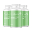 חוגגים ויטמינים Calcium Plus - 600 מ"ג Calcium Citrate, 600 IU ויטמין D3 ו 50 מ"ג מגנזיום עבור פוסט Bariatric Surgery - Gluten-Free & Sugar-Free - 540 טבליות שאינם זמינים