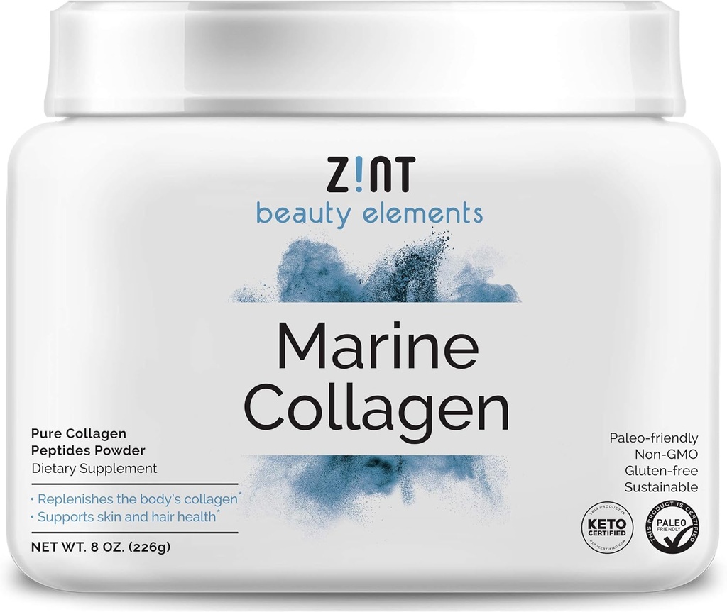 אבקת קולאזן של הנחתים (8 oz): Anti Aging Collagen Peptides חלבון תוספי חלבון מיפן - Unflavored, Paleo Certified, Sustainable, non GMO - Beauty, Skin, Hair & Nails