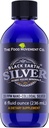 תנועת המזון Black Earth Silver with Humic Fulvic Acids, Trace מינרלים לתמיכה Immune, Detox, Gut Health - 8 oz נוזל טיפות תוספת
