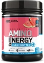 אופטימוסם תזונה חיונית AMIN.O Energy & Electrolytes - אנרגיה, Focus & Post-Workout שריר התאוששות - משקה אבקת מים טרום עבודה - Watermelon Splash, 1.51 lb (72 משרתים)