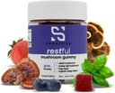 Sensitiva Restful Mushroom Gummies P.M. פורמולה - Reishi & טורקיה Tail Mushroom תוספת חניכיים, Mushroom חניכיים לשינה, רגיעה & Stress הקלה (Mixed Berry P. Formula)