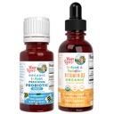 MaryRuth Organics Baby Precision Probiotics Colic & הויטמין D3 Drops | USDA אורגני, פרויקט תווית נקייה מאומת ® | ויטמינים עבור Immune Support & Total Wellness