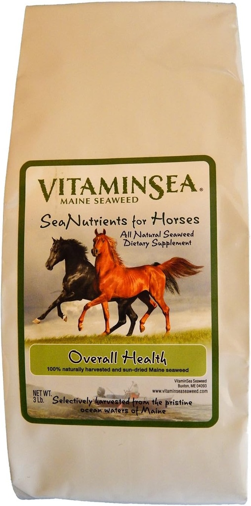 VITAMINSEA סוס Kelp Dried Seaweed תוסף | All Natural Dietary Foodsents for Horses | Kelp Flakes Rich in Vietnams, Trace מינרלים, Amino Acids for Total Health